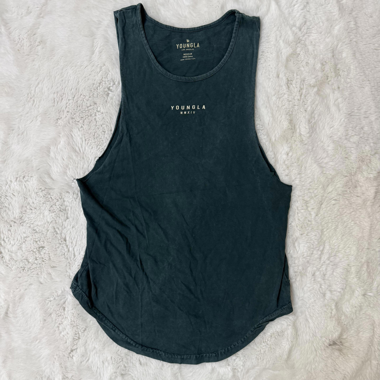 Youngla Men's Cotton Tank Top Medium